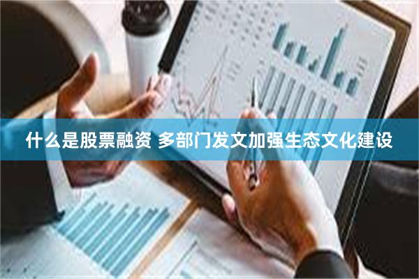 什么是股票融资 多部门发文加强生态文化建设
