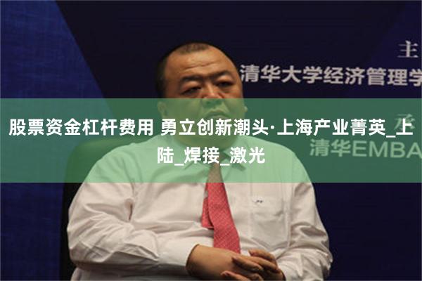 股票资金杠杆费用 勇立创新潮头·上海产业菁英_上陆_焊接_激光