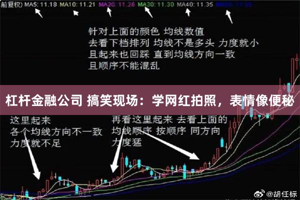 杠杆金融公司 搞笑现场:学网红拍照,表情像便秘