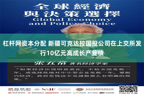 杠杆网资本分配 新疆可克达拉国投公司在上交所发行10亿元高成长产业债