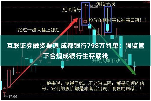互联证劵融资渠道 成都银行798万罚单:强监管下合规成银行生存底线